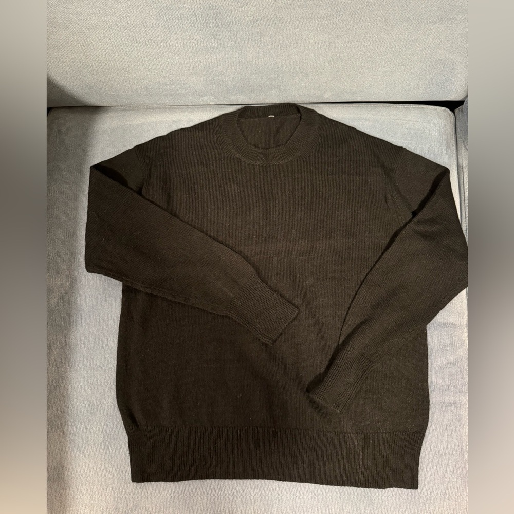 Muji 100% wool sweater black only wear once - Picture 1 of 3